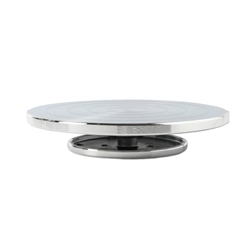 Wsdsgz 15-30 cm Töpferscheibe Doppelseitiger Aluminium Plattenspieler Tonwerkzeuge Drehteller Kuchen Drehtisch Keramik Tonwerkzeug von Wsdsgz