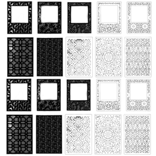 Wsdsgz 20 Blätter Ästhetischer Scrapbooking Paper Scrapbooking Verschönerungspapier Für Journalplaner Bildrahmen von Wsdsgz