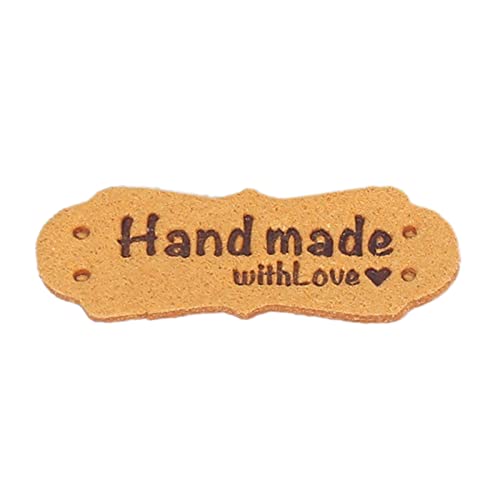 Wsdsgz 50pcs Handgefertigt Mit Love Label Strick Dekorationsmarke Lieferungen Für Kleidung Pullover Manteldekoration von Wsdsgz