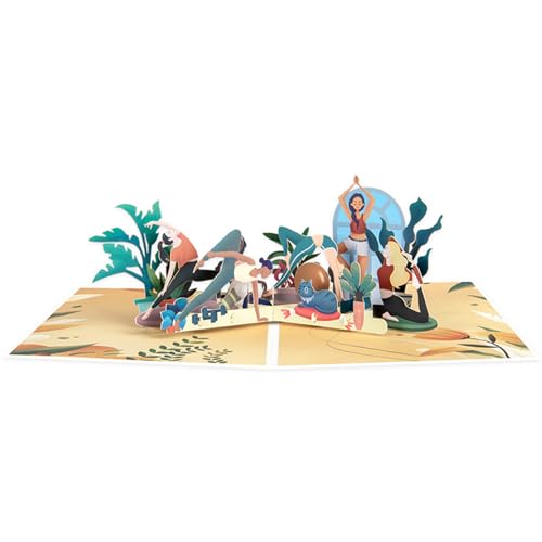 Wsdsgz Indoor Greetings Card 3D Popup Sport Greetings Karten Mit Umschlag Geburtstagskarte Für Großmas von Wsdsgz