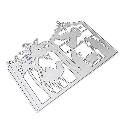 Wsdsgz Weihnachten Laterne Metall Stanzformen Schablone Scrapbooking Album Stempel Papier von Wsdsgz