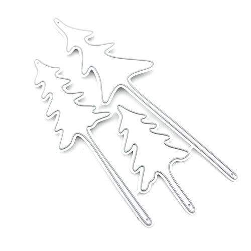 Wsdsgz Weihnachtsbaum Metall Stanzformen Schablone Scrapbooking Album Stempel Papier Karte Prägung Dekoration Handwerk von Wsdsgz