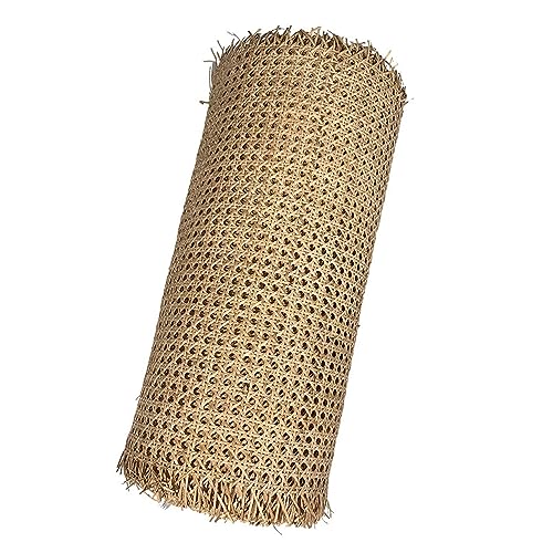 WuJin 101,6 cm große Rattan-Gurtbandrolle, vorgewebtes offenes Rattan-Netz, Rohrgeflecht-Gurtband, Netz, offenes Weidengeflecht-Gurtmaterial for Stuhlschrank(14x40in) von WuJin
