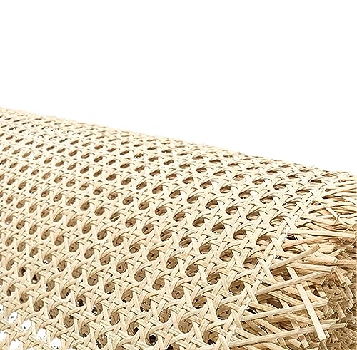 WuJin 40" breites Rattan-Gurtband for Caning-Projekte Natur Vorgewebtes 3 Fuß offenes Netz Feines Rohrgeflecht Weidenmaterial for Möbelreparaturbedarf Rattan(16x40in) von WuJin