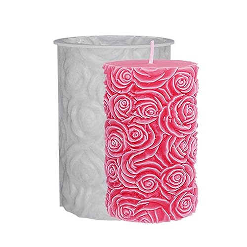 WuLi77 schmuckherstellung Cylindrical Silicone Mold Scented Candle Mold Table Ornament Tool Plasters Craft Making Supplies Easy to von WuLi77