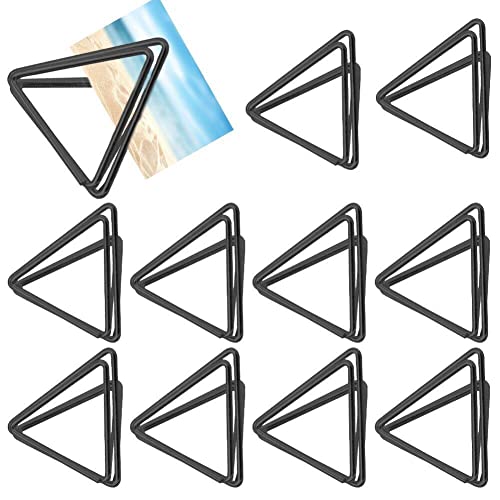 Wudaizhi 10 Pack -dreieck -Form -tischkarte Halter Hochzeitstisch Nummer Halter Fotohalter Bilder Stand Clips Für Place Cards Hochzeit Jubiläum Party Büro von Wudaizhi