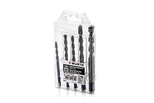 Würth Mehrzweckbohrer MFD-S Zylinderschaft Multipack 5-teilig L-(5-10) Zebra von Würth