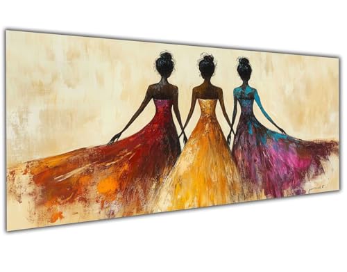 5D Diamond Painting Erwachsene Abstrakt, Diamond Painting Zubehör Woman Diamond Painting XXL, DIY Vollbohrer Diamant Painting Stickerei Set Kreuzstich, Diamond Painting für Zimmer Deko 30x60cm-LL78 von Wuleogxi