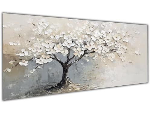 5D Diamond Painting Erwachsene Baum, Diamond Painting Zubehör Flowers Diamond Painting XXL, DIY Vollbohrer Diamant Painting Stickerei Set Kreuzstich, Diamond Painting für Zimmer Deko 30x60cm-LL73 von Wuleogxi