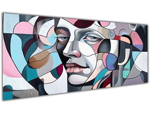 5D Diamond Painting Erwachsene Frau, Diamond Painting Zubehör Abstract Diamond Painting XXL, DIY Vollbohrer Diamant Painting Stickerei Set Kreuzstich, Diamond Painting für Zimmer Deko 30x60cm-LL88 von Wuleogxi