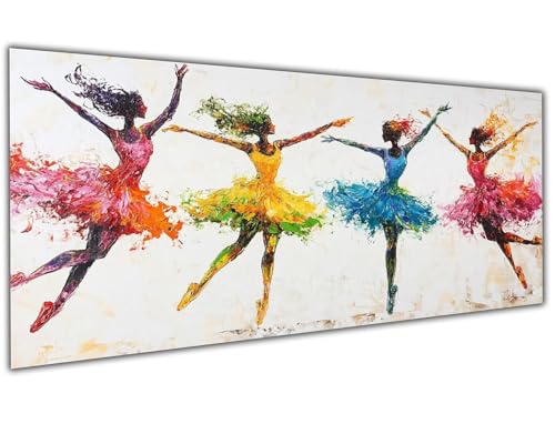 5D Diamond Painting Erwachsene Tanzen, Diamond Painting Zubehör Woman Diamond Painting XXL, DIY Vollbohrer Diamant Painting Stickerei Set Kreuzstich, Diamond Painting für Zimmer Deko 30x60cm-LL128 von Wuleogxi