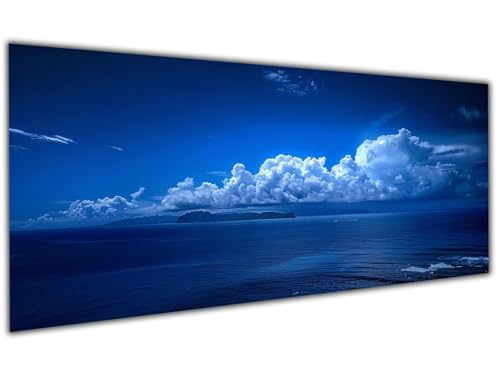 Diamond Painting Blau Diamond Painting Zubehör Ocean Diamond Painting Erwachsene Groß 50x100cm, DIY 5D Diamant Painting Bastelset Erwachsene für Deko Wohnzimmer, Geschenke für Frauen/Männer-LL928 von Wuleogxi