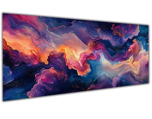 Diamond Painting Bunt Diamond Painting Zubehör Cloud Diamond Painting Erwachsene Groß 50x100cm, DIY 5D Diamant Painting Bastelset Erwachsene für Deko Wohnzimmer, Geschenke für Frauen/Männer-LL107 von Wuleogxi