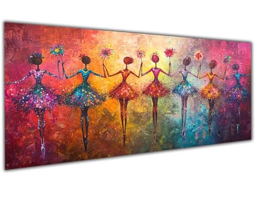 Diamond Painting Bunt Diamond Painting Zubehör Girl Diamond Painting Erwachsene Groß 50x100cm, DIY 5D Diamant Painting Bastelset Erwachsene für Deko Wohnzimmer, Geschenke für Frauen/Männer-LL118 von Wuleogxi