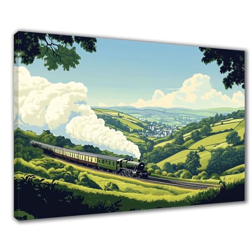 Diamond Painting Erwachsene Frühling Diamond Painting XXL 30x50 cm Landschaft Diamant Malerei Kinder Anfänger DIY 5D Malen nach Zahlen Stickerei Bastelset Wohnzimmer Deko, Mädchen Geschenk F1-238 von Wuleogxi