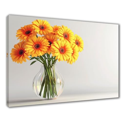 Diamond Painting Erwachsene Frühling Diamond Painting XXL 50x70 cm Orange Farbe Diamant Malerei Kinder Anfänger DIY 5D Malen nach Zahlen Stickerei Bastelset Wohnzimmer Deko, Mädchen Geschenk F1-246 von Wuleogxi