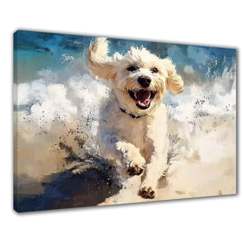 Diamond Painting Erwachsene Hund Diamond Painting XXL 40x50 cm Strand Diamant Malerei Kinder Anfänger DIY 5D Malen nach Zahlen Stickerei Bastelset Wohnzimmer Deko, Mädchen/Jungs Geschenk F1-533 von Wuleogxi