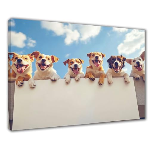 Diamond Painting Erwachsene Hund Diamond Painting XXL 80x100 cm Tier Diamant Malerei Kinder Anfänger DIY 5D Malen nach Zahlen Stickerei Bastelset Wohnzimmer Deko, Mädchen/Jungs Geschenk F1-529 von Wuleogxi