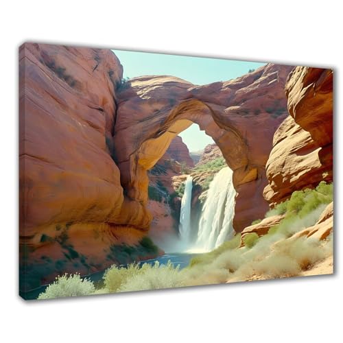 Diamond Painting Erwachsene Landschaft Diamond Painting XXL 30x50 cm Fallen Diamant Malerei Kinder Anfänger DIY 5D Malen nach Zahlen Stickerei Bastelset Wohnzimmer Deko, Mädchen/Jungs Geschenk F1-13 von Wuleogxi