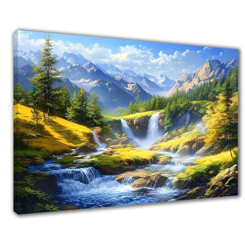 Diamond Painting Erwachsene Landschaft Diamond Painting XXL 30x50 cm Natur Diamant Malerei Kinder Anfänger DIY 5D Malen nach Zahlen Stickerei Bastelset Wohnzimmer Deko, Mädchen/Jungs Geschenk F1-1 von Wuleogxi