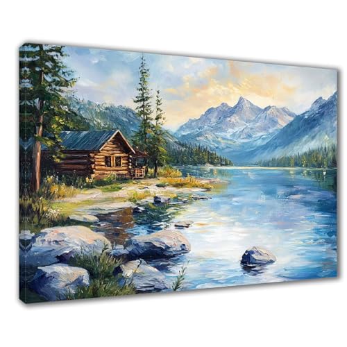 Diamond Painting Erwachsene Landschaft Diamond Painting XXL 40x50 cm Ländlich Diamant Malerei Kinder Anfänger DIY 5D Malen nach Zahlen Stickerei Bastelset Wohnzimmer Deko, Mädchen Geschenk F1-260 von Wuleogxi