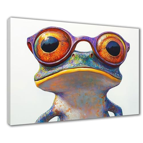 Diamond Painting Erwachsene Niedlich Diamond Painting XXL 80x120 cm Frosch Diamant Malerei Kinder Anfänger DIY 5D Malen nach Zahlen Stickerei Bastelset Wohnzimmer Deko, Mädchen/Jungs Geschenk F1-290 von Wuleogxi