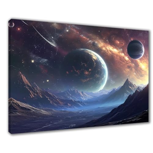 Diamond Painting Landschaft Diamond Painting Erwachsene Groß XXL Universum 90x120 cm Diamant Malerei Kinder Anfänger DIY 5D Malen nach Zahlen Stickerei Zuhause Deko, Geschenk zum Muttertag F1-119 von Wuleogxi