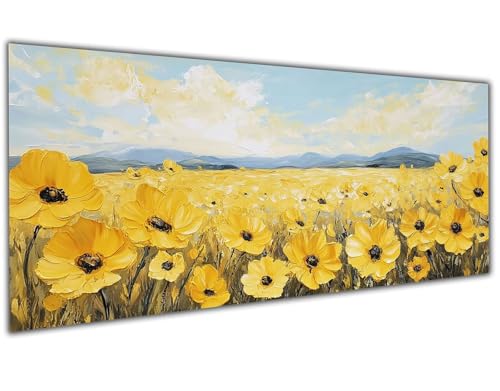 Diamond Painting Landschaft Diamond Painting Zubehör Flower Diamond Painting Erwachsene Groß 50x100cm,DIY 5D Diamant Painting Bastelset Erwachsene für Deko Wohnzimmer,Geschenke für Frauen/Männer-LL57 von Wuleogxi