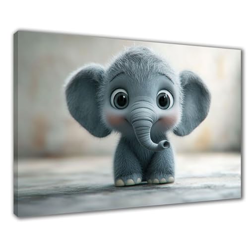 Diamond Painting Niedlich Diamond Painting Erwachsene Groß XXL Elefant 50x70 cm Diamant Malerei Kinder Anfänger DIY 5D Mosaikherstellung Malen nach Zahlen Stickerei Deko, Geschenk zum Muttertag F1-440 von Wuleogxi