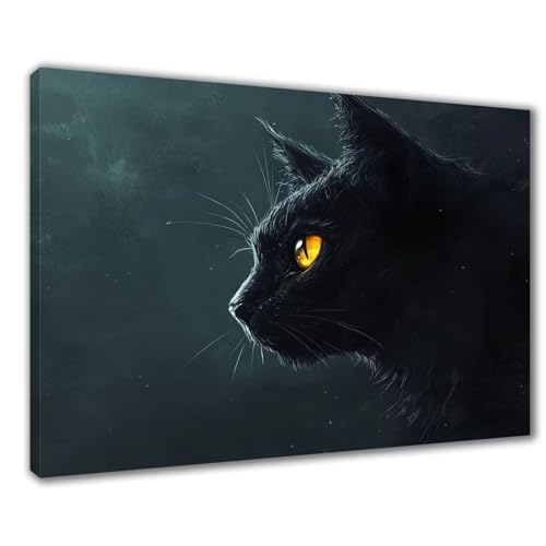 Diamond Painting Tier Diamond Painting Erwachsene Groß XXL Katze 50x70 cm Diamant Malerei Kinder Anfänger DIY 5D Mosaikherstellung Malen nach Zahlen Stickerei Deko, Geschenk zum Muttertag F1-410 von Wuleogxi