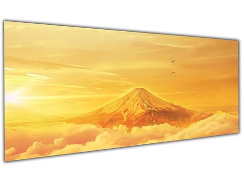 Diamond Painting XXL 100x200cm Gold, DIY Diamond Painting Erwachsene Mountain Diamond Painting Kinder, 5D Vollbohrer Diamant Painting Bilder Basteln Erwachsene für Zimmer Deko, Geschenke Frauen-LL920 von Wuleogxi