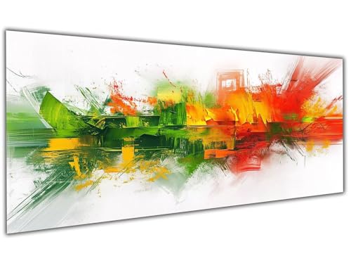 Diamond Painting XXL 100x200cm Grün,DIY Diamond Painting Erwachsene Orange Color Diamond Painting Kinder,5D Vollbohrer Diamant Painting Bilder Basteln Erwachsene für Zimmer Deko,Geschenke Frauen-LL81 von Wuleogxi