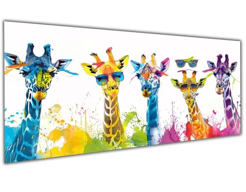 Diamond Painting XXL 100x200cm Reh, DIY Diamond Painting Erwachsene Colorful Diamond Painting Kinder, 5D Vollbohrer Diamant Painting Bilder Basteln Erwachsene für Zimmer Deko, Geschenke Frauen-LL97 von Wuleogxi