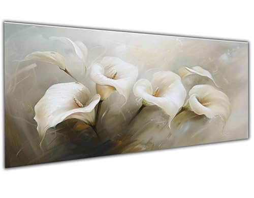 Diamond Painting XXL 100x200cm Weiß, DIY Diamond Painting Erwachsene Flowers Diamond Painting Kinder, 5D Vollbohrer Diamant Painting Bilder Basteln Erwachsene für Zimmer Deko, Geschenke Frauen-LL937 von Wuleogxi