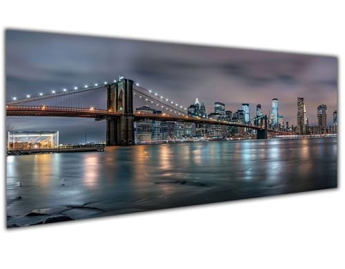 Diamond Painting XXL 40x80cm Brücke, DIY Diamond Painting Erwachsene Ocean Diamond Painting Kinder, 5D Vollbohrer Diamant Painting Bilder Basteln Erwachsene für Zimmer Deko, Geschenke für Frauen-LL919 von Wuleogxi