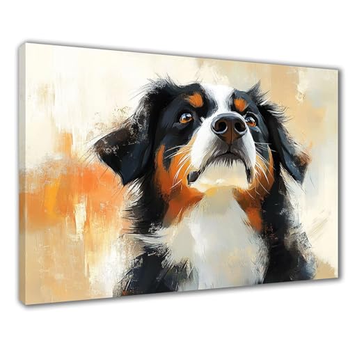 Hund Diamond Painting Erwachsene XXL 30x50 cm Diamond Painting Tier, DIY 5D Kinder Diamant Bilder Eckige Steine Voll Zubehör Stickerei Kreuzstich Bastelset für Zimmer Deko, Geschenke Frauen F1-434 von Wuleogxi