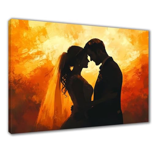 Paar Diamond Painting Erwachsene XXL 40x50 cm Diamond Painting Abstrakt, DIY 5D Kinder Diamant Bilder Eckige Steine Voll Zubehör Stickerei Kreuzstich Bastelset für Zimmer Deko, Geschenke Frauen F1-234 von Wuleogxi