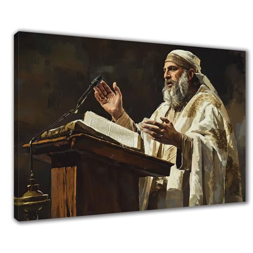 Religion Diamond Painting Erwachsene XXL 50x70 cm Diamond Painting Mann, DIY 5D Kinder Diamant Bilder Eckige Steine Voll Zubehör Stickerei Kreuzstich Bastelset für Zimmer Deko, Geschenke Frauen F1-208 von Wuleogxi