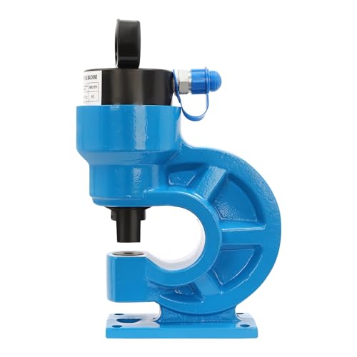 Ch-60 Hydraulischer Blechlocher 20,5mm 31t Hydraulische Lochstanze Blechlocher Puncher Lochstanzwerkzeug 3/8-3/4 Zoll,Energiewirtschaft, InnenräUme, Strom, Baustellen (Blau) von Wulimasun