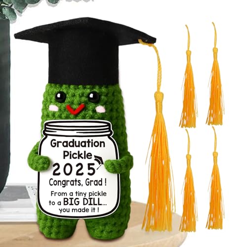 Wusideday Häkelpuppe - Motivationshilfe Mit 5 Farbigen Quasten | Häkel-Abschlussgeschenk Schreibtischdekoration Mit Motivationskarte Für Jugendliche Schüler Studenten Wusideday Häkelpuppe - Motivationshilfe Mit 5 Farbigen Quasten | Häkel-Abschlussgeschenk Schreibtischdekoration Mit Motivationskarte Für Jugendliche Schüler Studenten von Wusideday