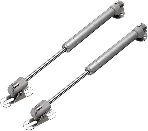 Soft-Close-Schrankscharniere Schranktür-Clip-on, 2er-Pack 50 N hydraulische Hebe-Stützstangenstrebe, Scharnier, Gasdruckfeder, Stoßdämpfer for Tatami-Schränke, Garderobenmöbel, Hardware-Beschläge von WyANDWA