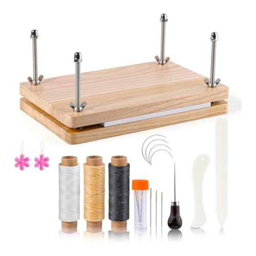 Wyerewel Buchbinder-Kit, Bindebedarf, Anfänger Knochenordner Werkzeug Binden Kit, Knochenordner, geeignet für DIY von Wyerewel