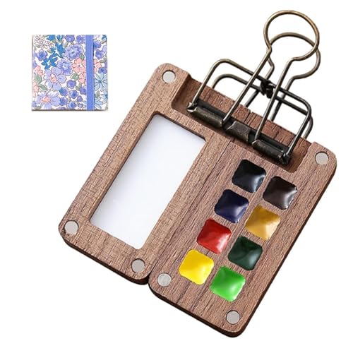 Wyerewel Reise-Farbpalette, Reise-Farbpaletten-Set, Solyst Reise-Farbpalette, Mini-Reise-Farbpalette B von Wyerewel