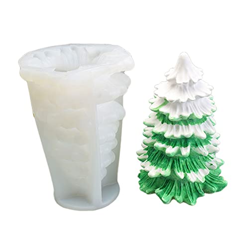 3D Weihnachtsbäume Silikonform Formen Für Süßigkeiten Backen Seife Herstellung Schokolade Ton Weihnachtsdekorationen Weihnachtsformen Silikon Für Sojawachs Herstellung Weihnachtsbaumformen 3d von X-Institute