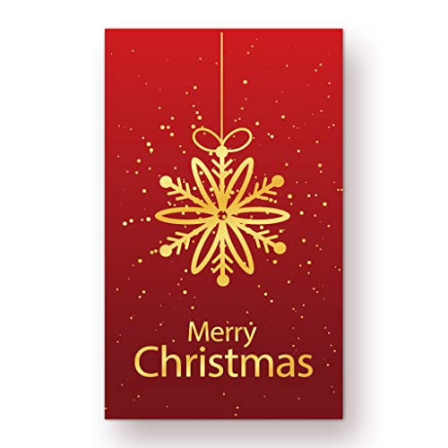 X-Institute 50 Stück Weihnachts Grußkarten Dankeskarten Geschäfts Feiertagskarten von X-Institute