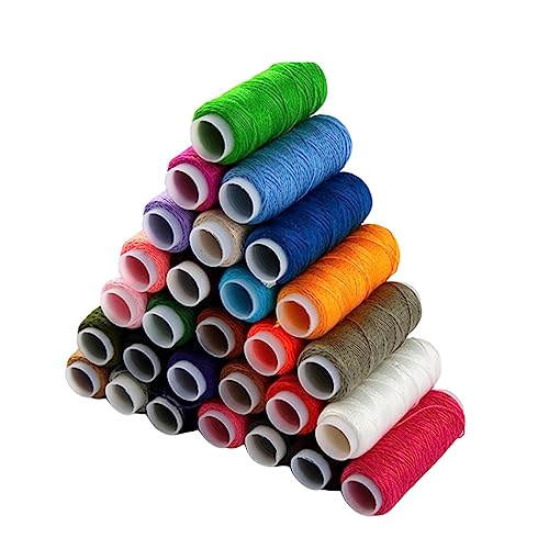 X-Institute Nähgarn-Set, 28 Farben, 45 Meter pro Polyestergarn, beliebtes buntes Nähgarn für Hand- und Maschinennähen, Polyesterfaden, Handnähgarn, Set, gewachstes Garn zum Weben X-Institute Nähgarn-Set, 28 Farben, 45 Meter pro Polyestergarn, beliebtes buntes Nähgarn für Hand- und Maschinennähen, Polyesterfaden, Handnähgarn, Set, gewachstes Garn zum Weben von X-Institute