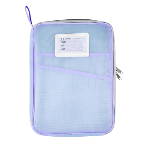 Große Kapazität Net File Storage Bag Hausaufgaben-Organizer Tasche Reißverschluss Akademische Datei Tasche für Schule Dokument Organizer Tasche von XAGMODSHN