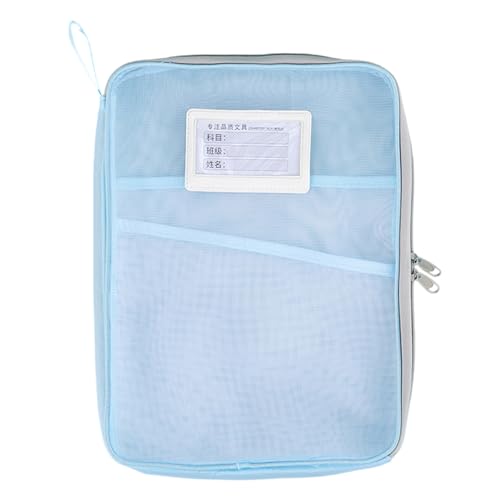 Große Kapazität Net File Storage Bag Hausaufgaben-Organizer Tasche Reißverschluss Akademische Datei Tasche für Schule Dokument Organizer Tasche von XAGMODSHN