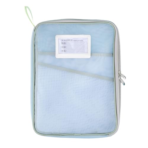 Große Kapazität Net File Storage Bag Hausaufgaben-Organizer Tasche Reißverschluss Akademische Datei Tasche für Schule Dokument Organizer Tasche von XAGMODSHN