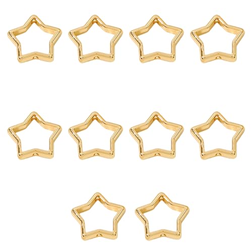 Packung Von 10 Perlenanschlüssen Für Armbänder Und Halsketten Schmuckfundkomponenten Durch Lochperlenkreise Rahmen Packung Von 10 Perlenanschlüssen Für Armbänder Und Halsketten Schmuckfundkomponenten Durch Lochperlenkreise Rahmen von XAGMODSHN